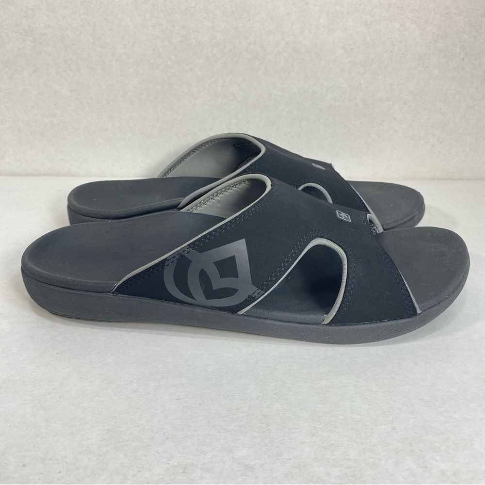 Spenco Kholo Orthotic Slide Arch Support Sandals Onyx Black; Men’s Sz 11 EE Wide